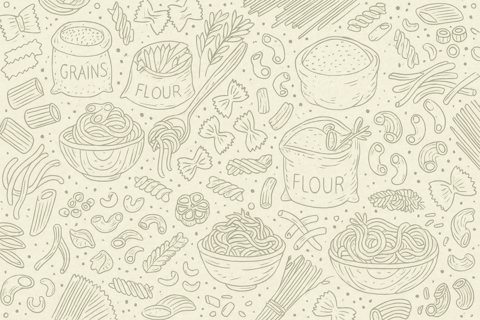 Golden Penny Background Pattern